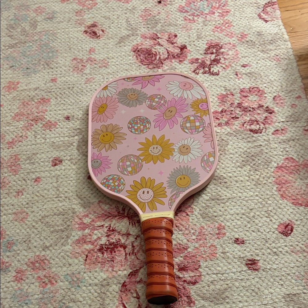 Simply Southern Yellow Floral Pickleball Paddle